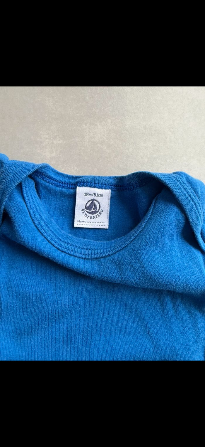 Body manches courtes Petit bateau 18 mois - photo numéro 3