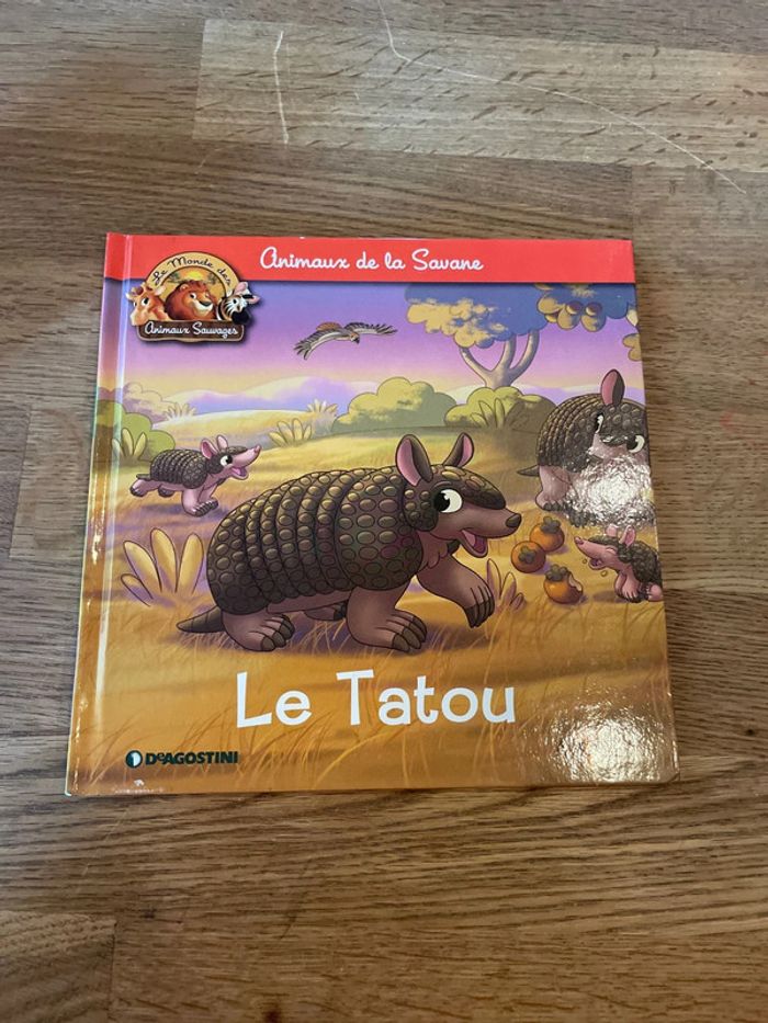 Livre Altaya Le monde des animaux Sauvages Animaux de la savane Le Tatou