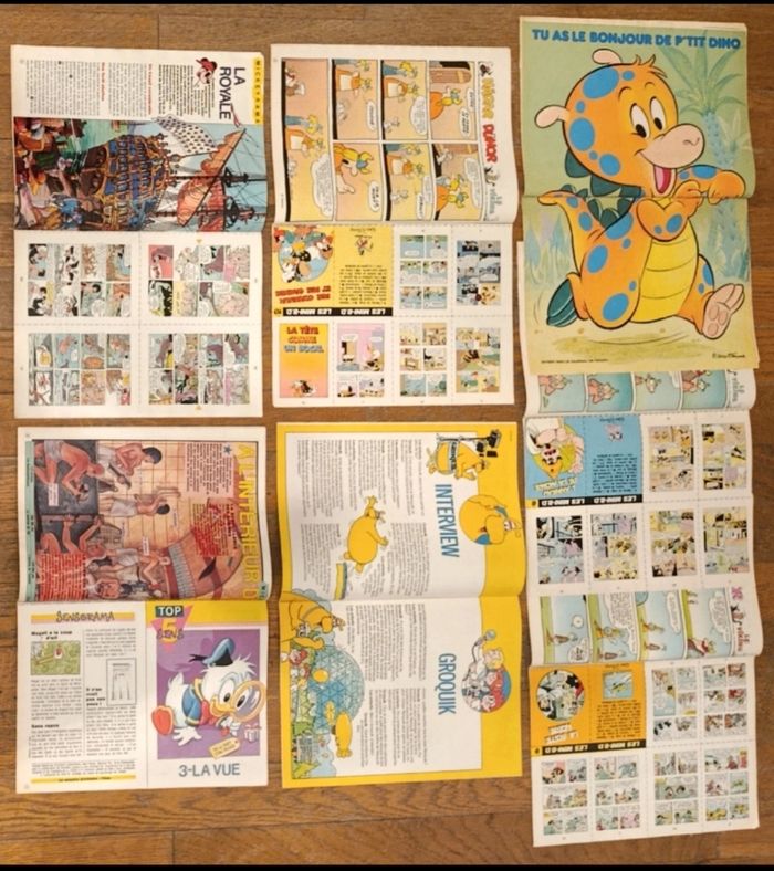 Lot de 7 anciens journaux de Mickey vintage - photo numéro 2