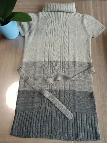 Robe col roulé fille 14 ans