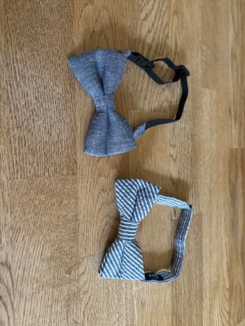 Lot de 2 noeuds papillon