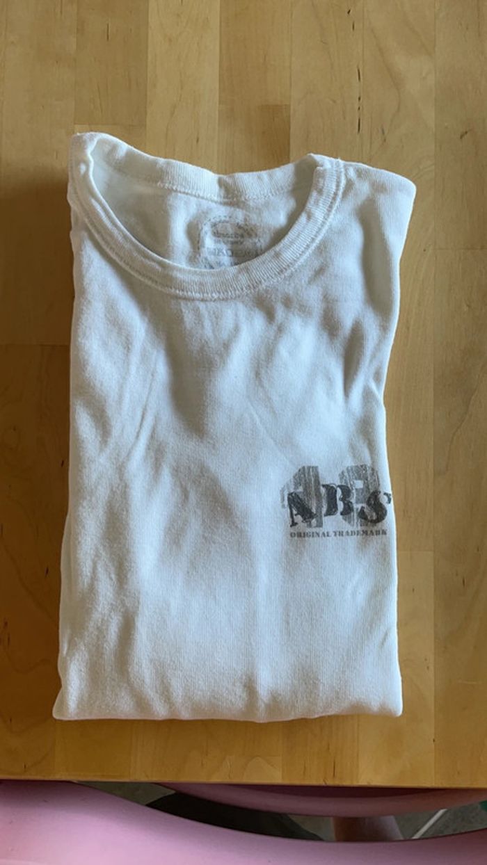 Tee shirt absorba basique blanc - photo numéro 6