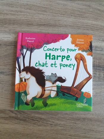 Livre " Concerto pour harpe, chat et poney