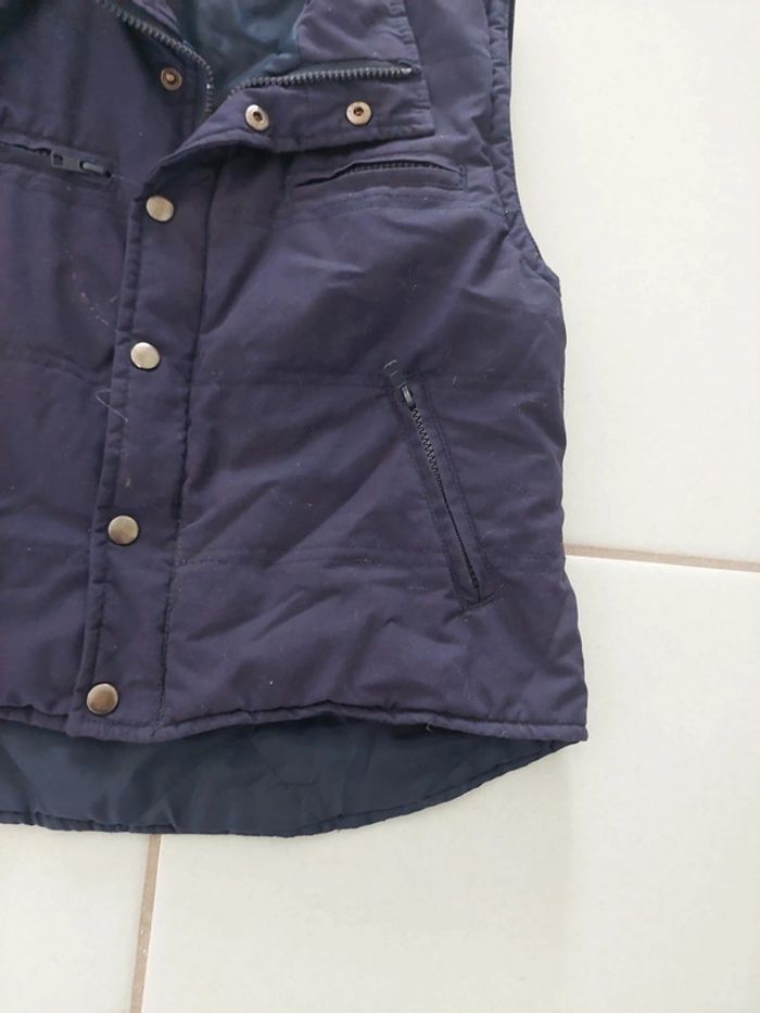 Gilet sans manches marine 7 ans - photo numéro 4