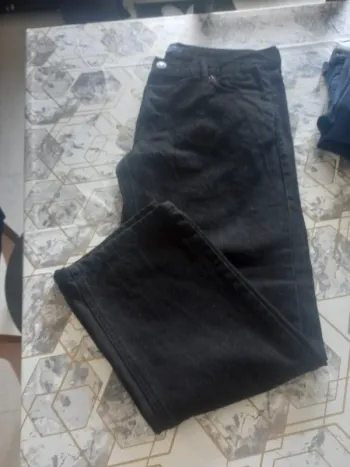 Jeans noirs regular fit