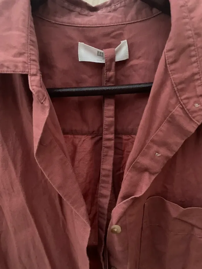 Robe chemise Lin mélangé Uniqlo - photo numéro 2