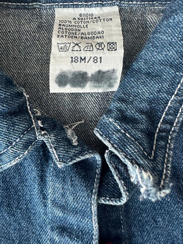 Veste en jeans 18 mois - photo numéro 5