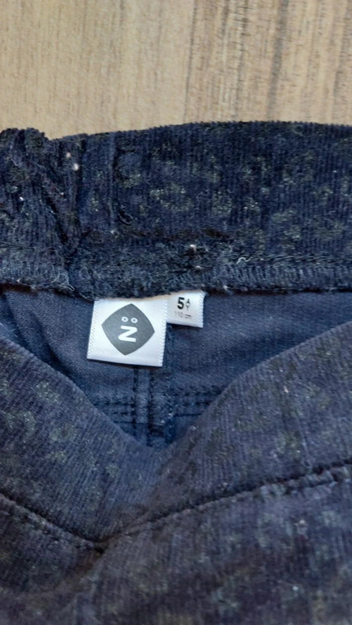 Pantalon velours fille taille 5 ans marque Z - photo numéro 2