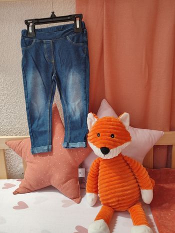 Pantalon Jegging - Élastique à la taille - 24 mois - Très bon état - Gémo