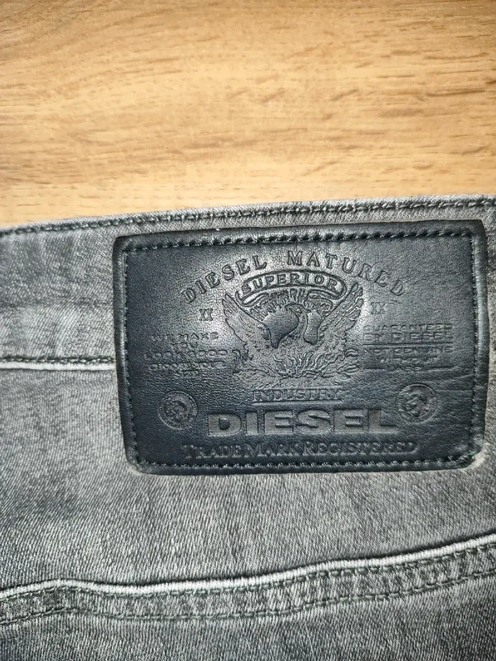 Jean skinny Diesel gris - Taille 36 - photo numéro 5
