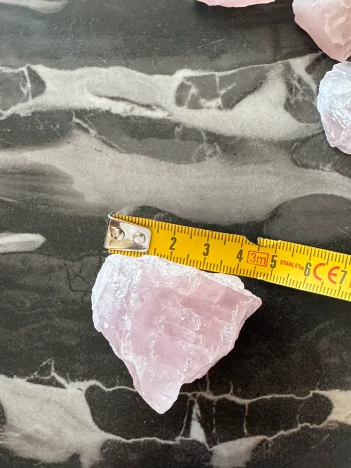 Lot pierres quartz rose - photo numéro 2