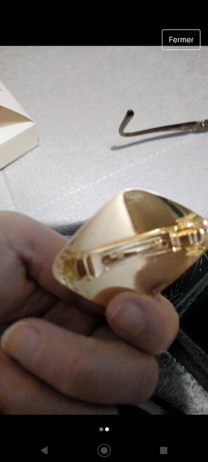 Barrette doré neuve - photo numéro 2