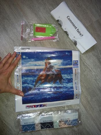 kit complet diamond painting cheval neuf