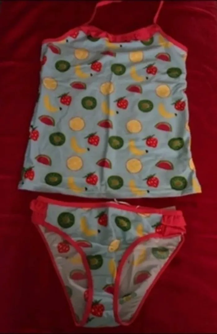 Maillot de bain 👙 : tankini +1 culotte T14 ans - photo numéro 4