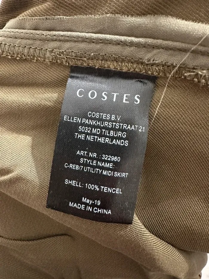 Jupe kaki pour l’été de Costes taille M pour femme - photo numéro 6