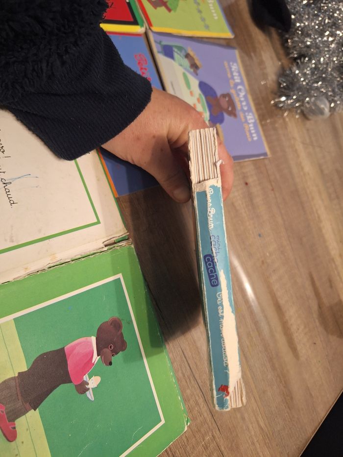 Lit de 15 livres petit ours brun - photo numéro 3