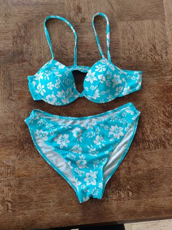Maillot de bain deux pièces vintage taille 44