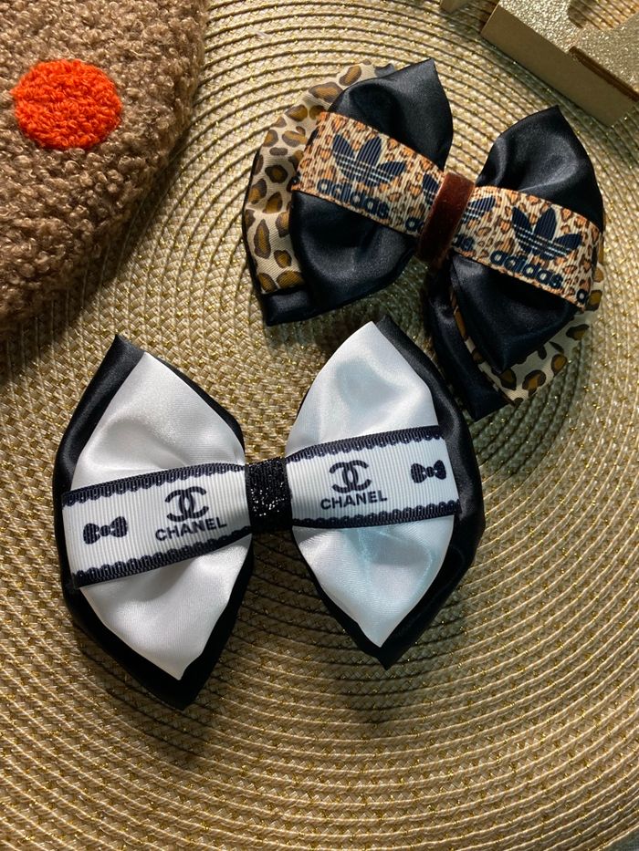 Pinces à cheveux , barrette noeud - photo numéro 2