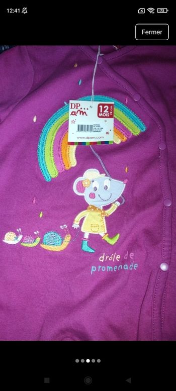 Très beau pyjama neuf e16