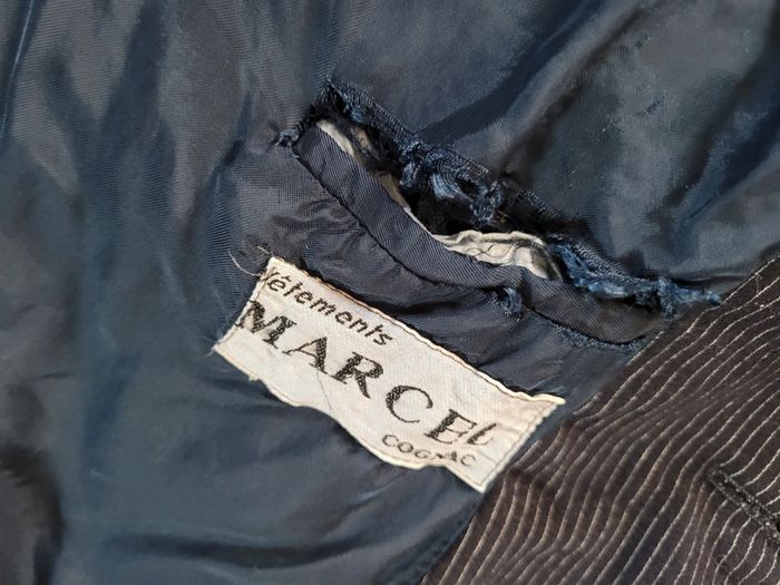 Veste laine costume homme - Vintage - Fabrication artisanale - photo numéro 6