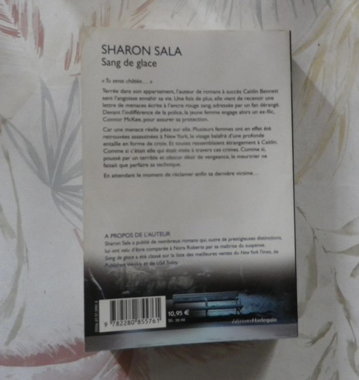 Sang de glace de Sharon Sala Ed. Mira Harlequin - photo numéro 2