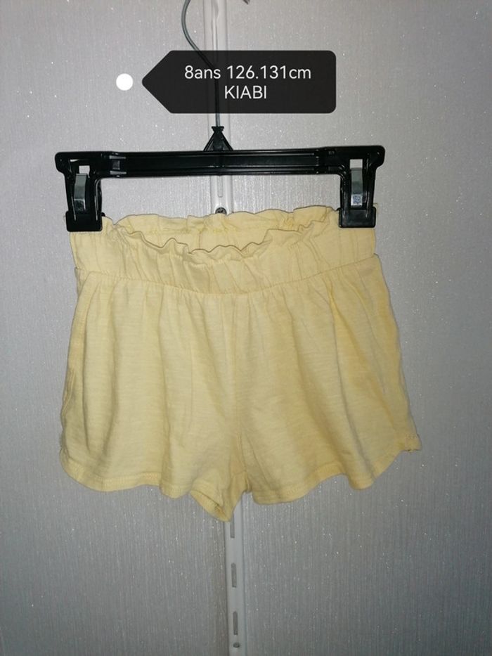 Short jaune 8ans 126.131cm Kiabi