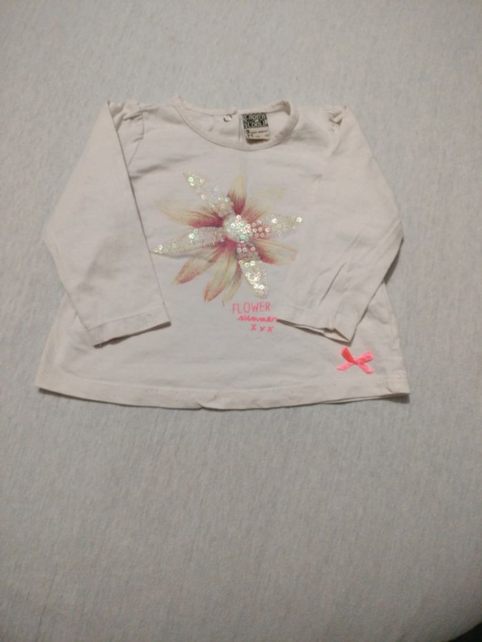 T-shirt fille 9 mois