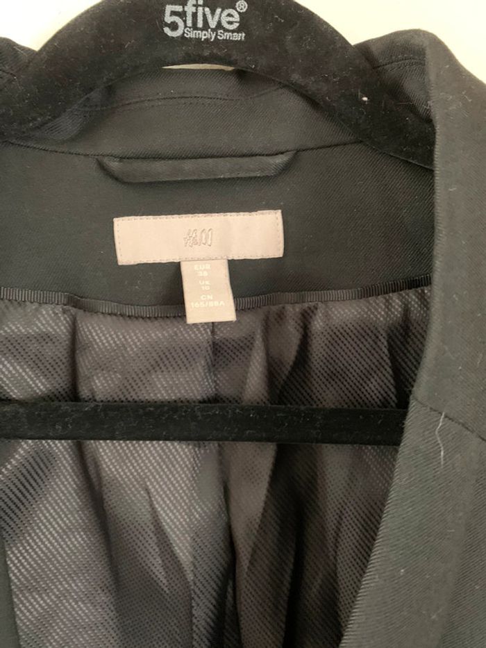 Blazer noir H&M T38 - photo numéro 2