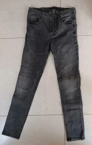 Jeans slim homme gris foncé