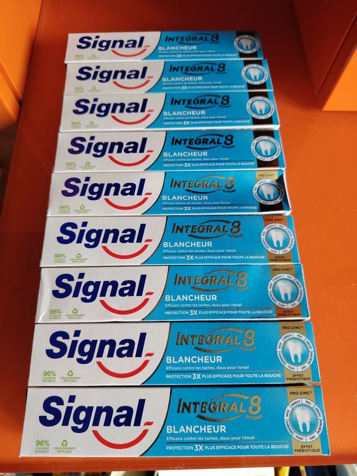 Dentifrice signal integral8