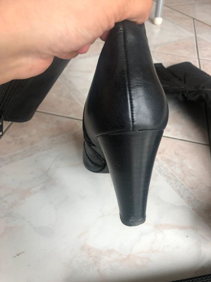 Bottes en cuir pointure 38 5th avenue - photo numéro 4