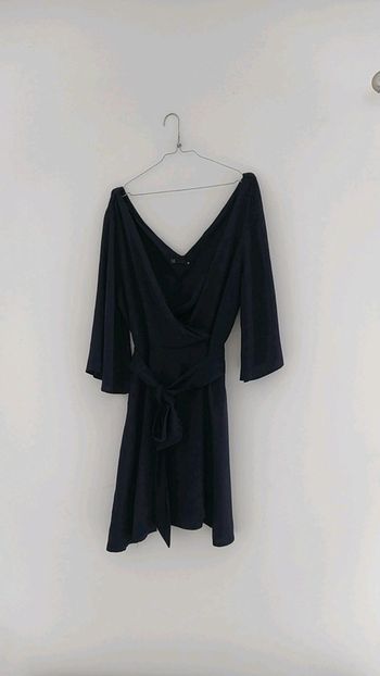 Robe portefeuille satin
