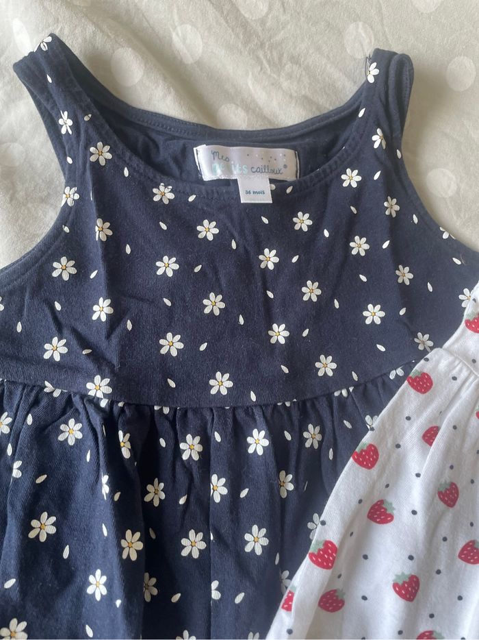 Lot de 2 robes sans manches - photo numéro 2