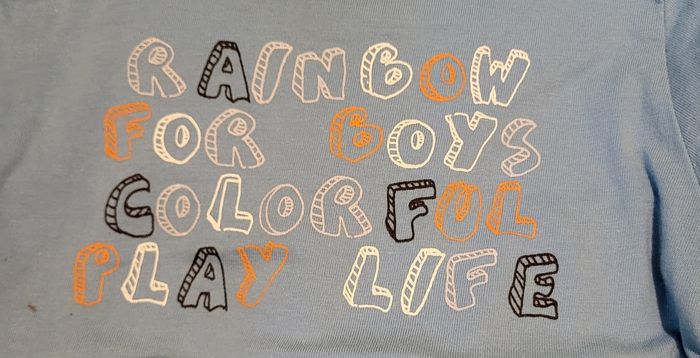 Tee-shirt bleu Carrefour - photo numéro 2