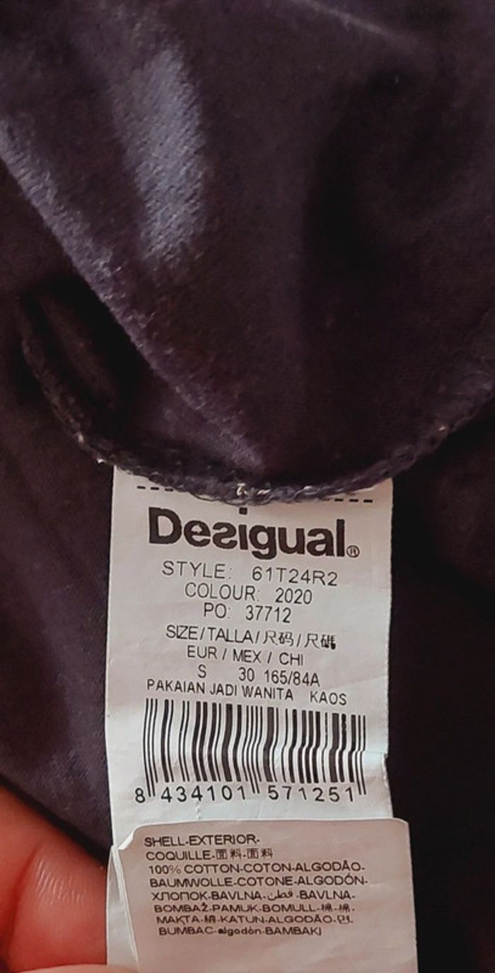 Top gris femme Taille S Desigual - photo numéro 5