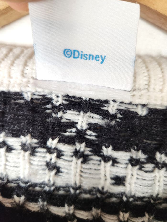 Pull Disney Mickey & Friends blanc et noir - Taille M - photo numéro 5