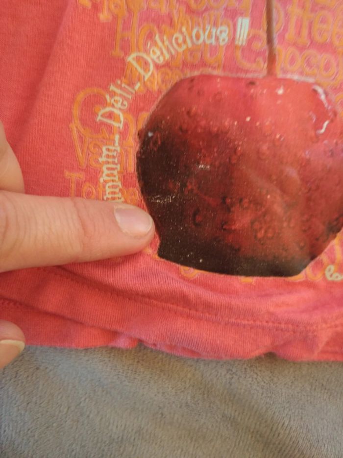 Tee shirt chemise manches longues Fille 3 mois Pomme Love Apple Kitchoun - photo numéro 9