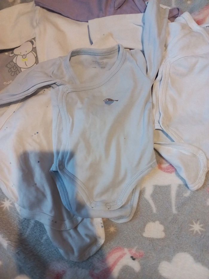 Lot bodies 1 mois - photo numéro 3