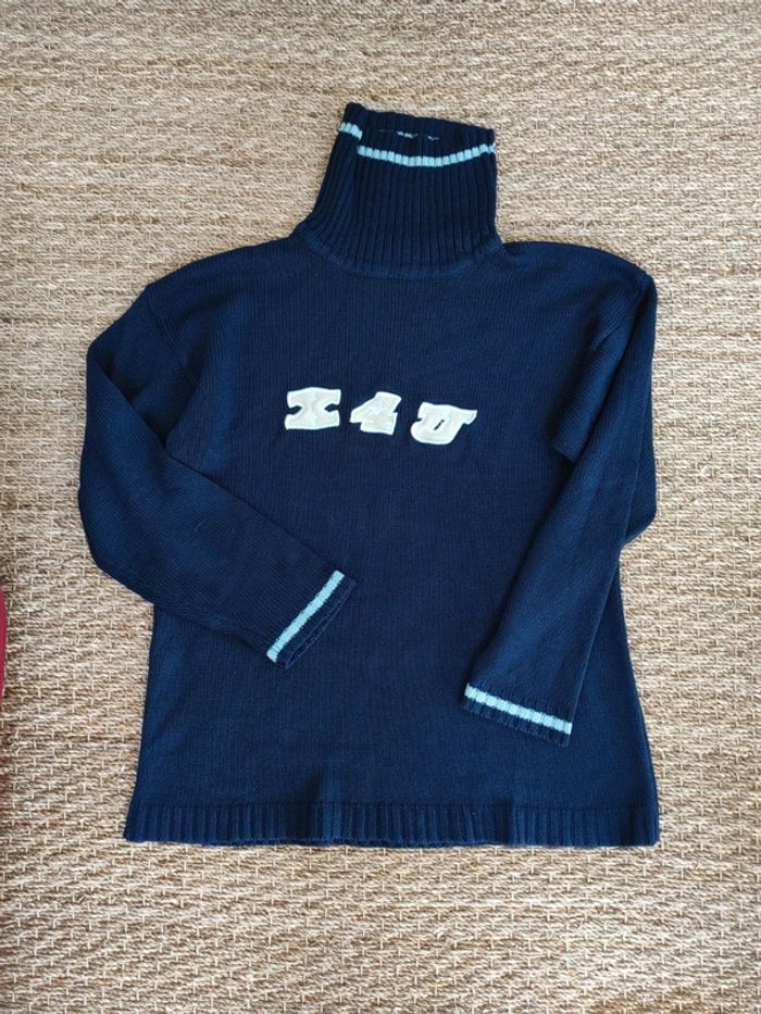 Pull col roulé X4U