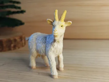 Bullyland Chèvre blanche Figurine animal de la ferme