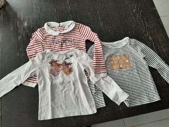 Lot 3 t shirt manches longues 5 ans