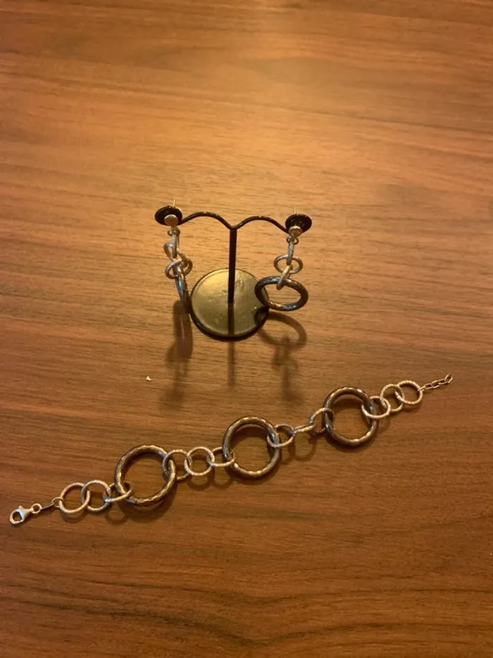Parure bracelet boucles d’oreilles