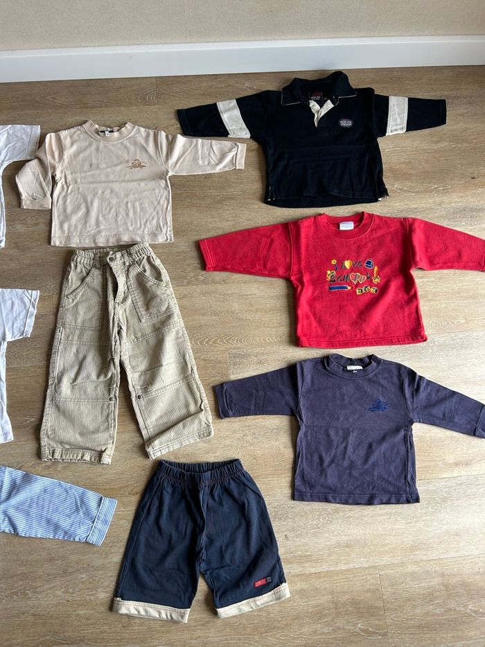 "Lot vêtements garçon 3 ans – Idéal crèche & école – T-shirts, pantalons, chemise - photo numéro 3