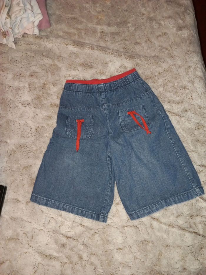 Pantalon pantacourt 24 mois jean type jegging - photo numéro 2