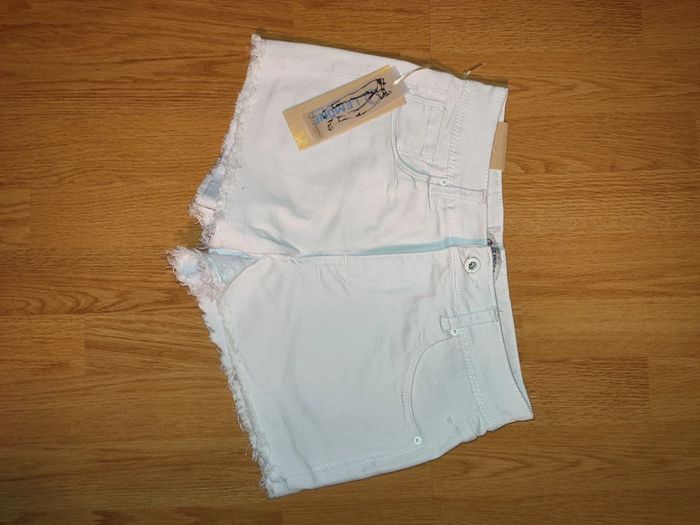 Short en jean blanc Lemone taille 38 / M