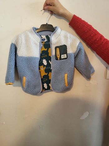 Veste molletonnée  ‘Mots d enfants’