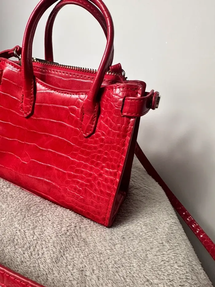 Sac à main rouge mango Bordeaux - photo numéro 2