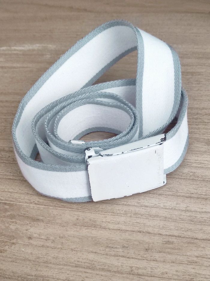 Ceinture blanc gris  / Celio - 115 cm réglable - photo numéro 2