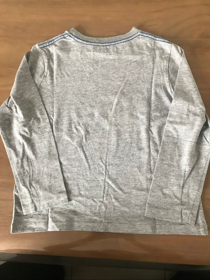 Teeshirt manches longues gris Okaïdi 8 ans - photo numéro 5