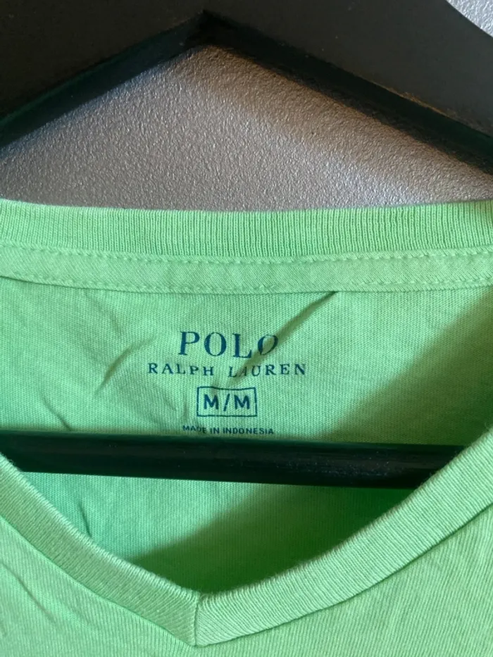 Tee Shirt col V Ralph Lauren M - photo numéro 2